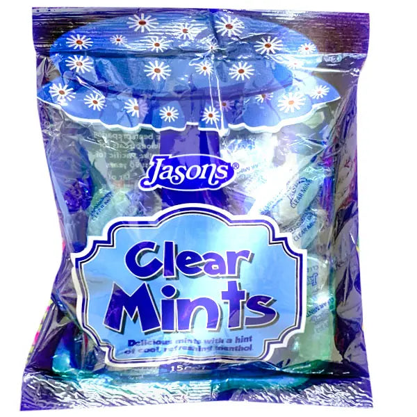 Jasons Clear Mint 150g x25