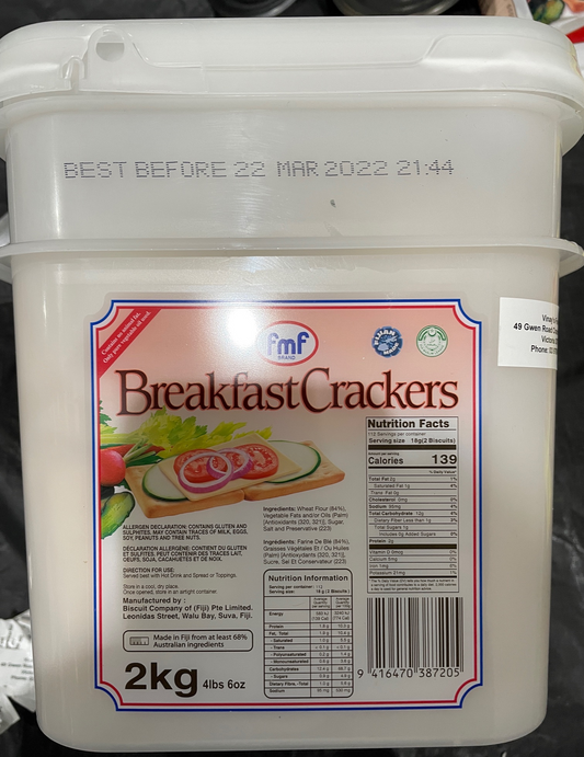FMF Breakfast Crackers 2kg