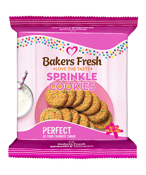 Bakers Fresh Sprinkle Cookies 180g