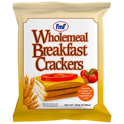 FMF Wholemeal Breakfast Crackers 320g x20