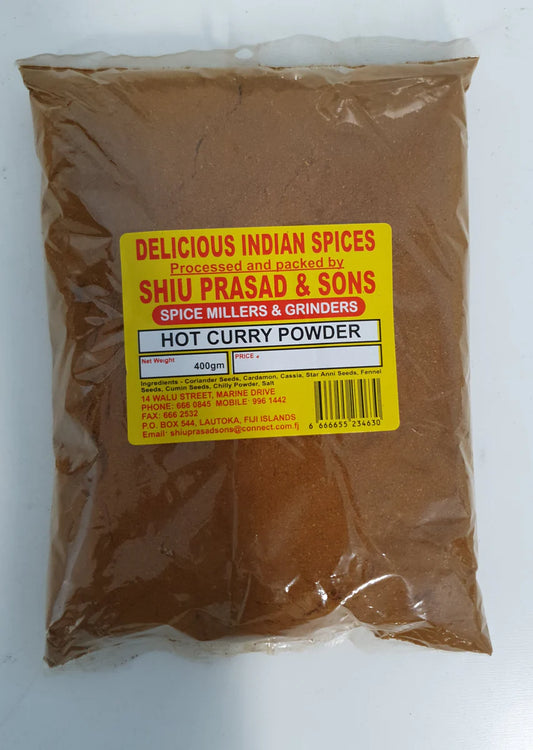 S-Shiu Prasad Hot Curry Powder 400g