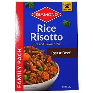 Diamond Roast Beef Rice Risotto Family Pack ready in 20 minutes