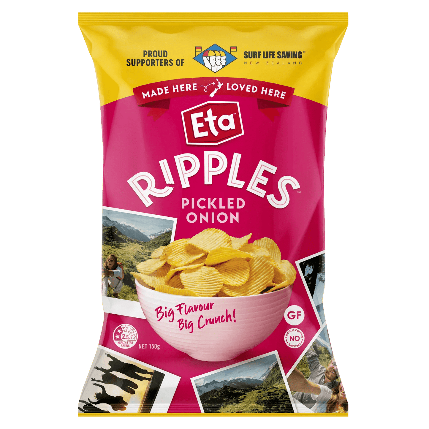 ETA Ripples Pickled Onion 150g x12 - Vinays Food - ETA