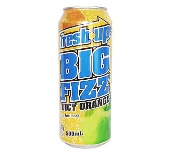 FreshUp BigFizz Juicy Orange 500ml x12 - Vinays Food - FreshUp