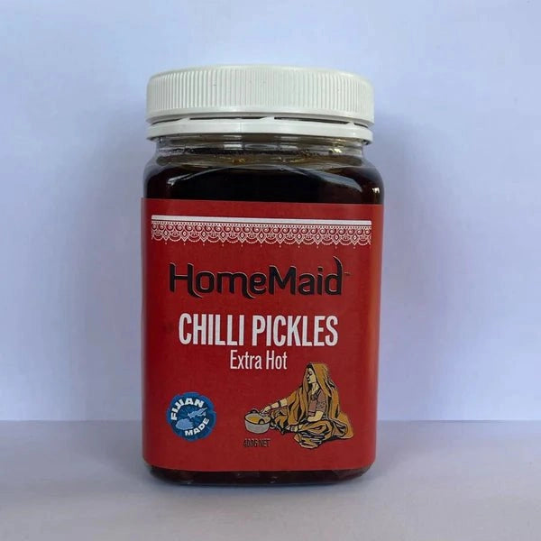 HomeMaid Chilli Pickle 400g x24 (Carton) - Vinays Food - Home Maid