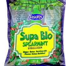 Jasons Spearmint Bubble Gum 1kgx12