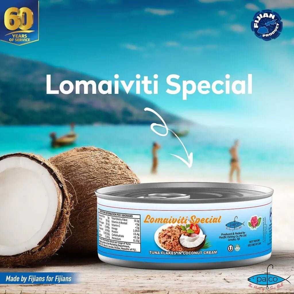 Lomaiviti SP Albacore Flakes in Coconut Cream Tuna 170gx48 - Vinays Food - Punjas