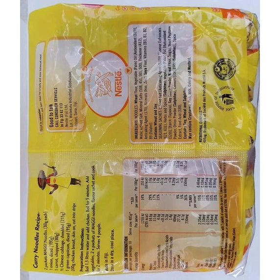 Maggi Noodles Spicy Curry 80g x12x5 - Vinays Food - Maggi