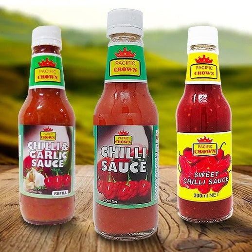 Pacific Crown Chilli Sauce 300ml x 24 - Vinays Food - Pacific Crown
