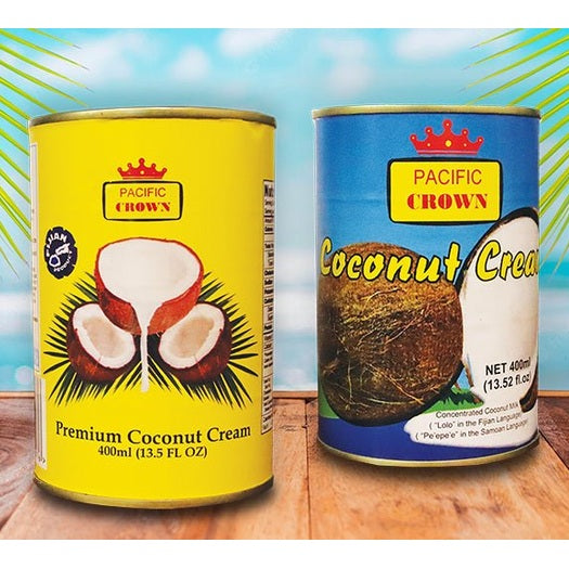 Pacific Crown Coconut Cream 400ml x 24 - Vinays Food - Pacific Crown