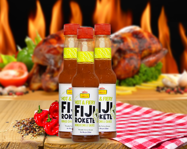 Pacific Crown Rokete Chilli Sauce 250ml x20 - Vinays Food - Pacific Crown