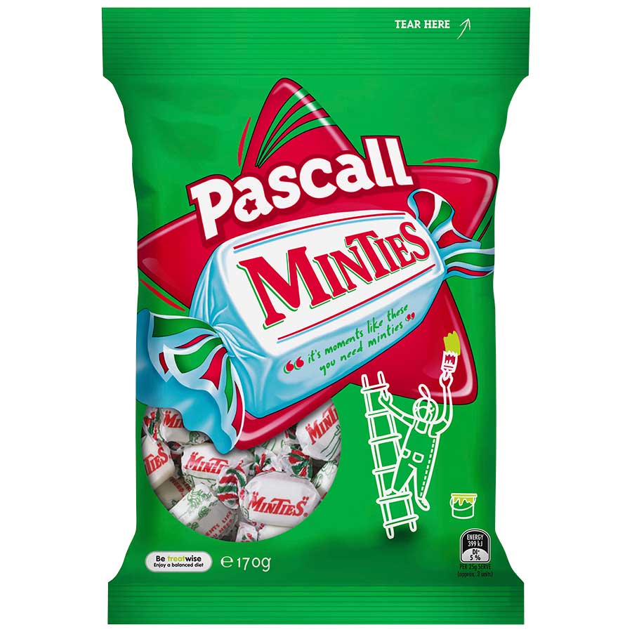 Pascall Family Minties 170g x16 - Vinays Food - Pascall