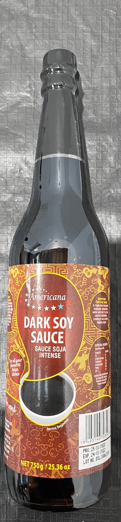 Punjas Americana Dark Soya Sauce 750ml x12 - Vinays Food - Punjas