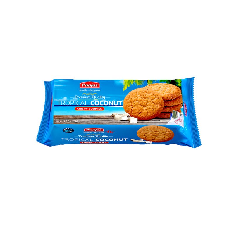 Punjas Coconut Cookies 130g x15 - Vinays Food - Punjas