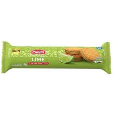 Punjas Lime Cream Biscuits 250g x20 - Vinays Food - Punjas