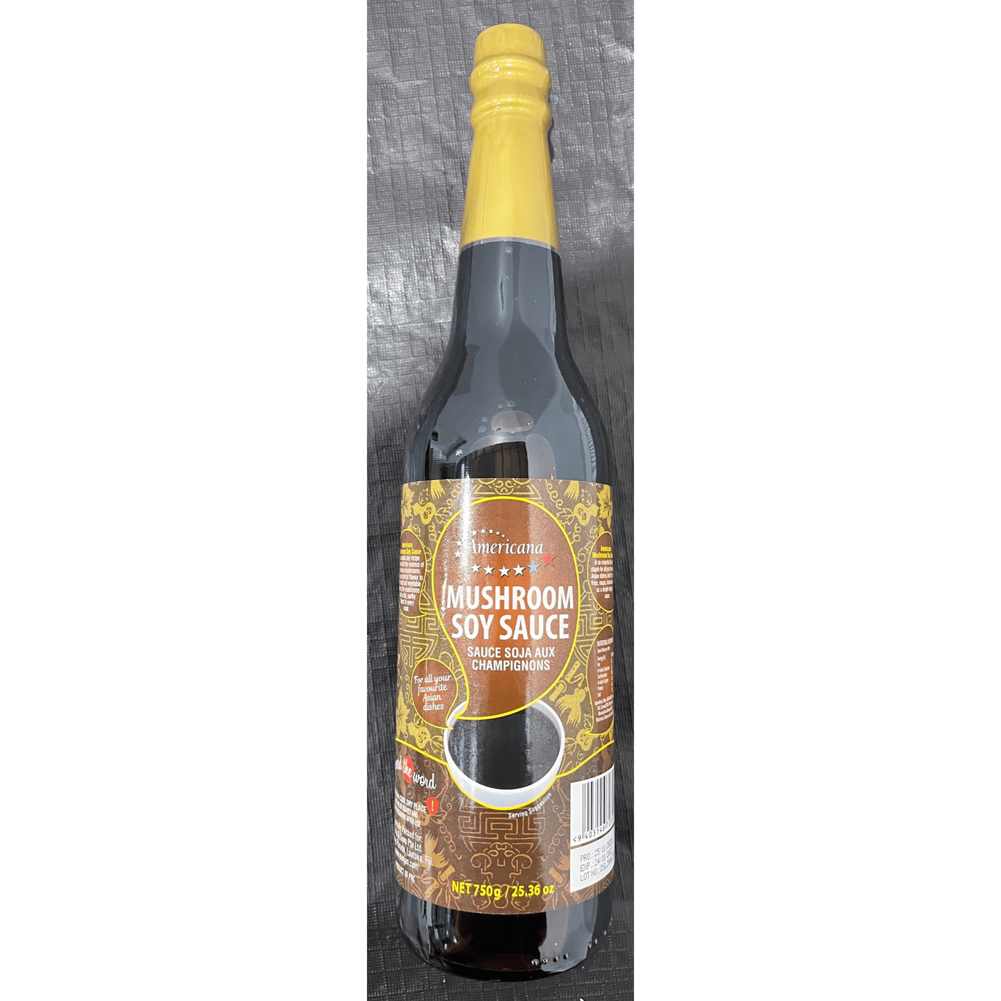Punjas Mushroom Soya Sauce 750ml x12 - Vinays Food - Punjas