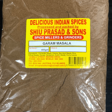 Shiu Prasad Garam Masala 400g x12 - Vinays Food - Shiu Prasad
