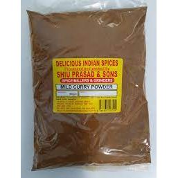 Shiu Prasad Mild Curry Powder 400g x12 - Vinays Food - Shiu Prasad