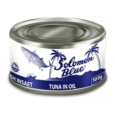 Solomon Blue Original Red Flakes Tuna in Soy Oil 100g x 48 - Vinays Food - Solomon Blue