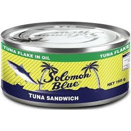 Solomon Blue Original Sandwich Flakes YF in Soy Oil 160g x 24 - Vinays Food - Solomon Blue