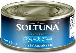 Soltuna Premium Chunk Skipjack in Soy Oil 160g x 24 - Vinays Food - Soltuna