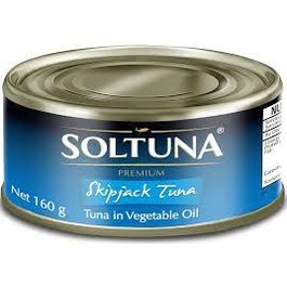 Soltuna Premium Chunk Skipjack in Soy Oil 160g x 24 - Vinays Food - Soltuna