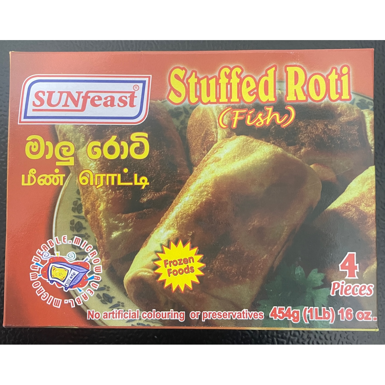 Sunfeast Fish Stuffed Roti 454g x12 - Vinays Food - Sunfeast