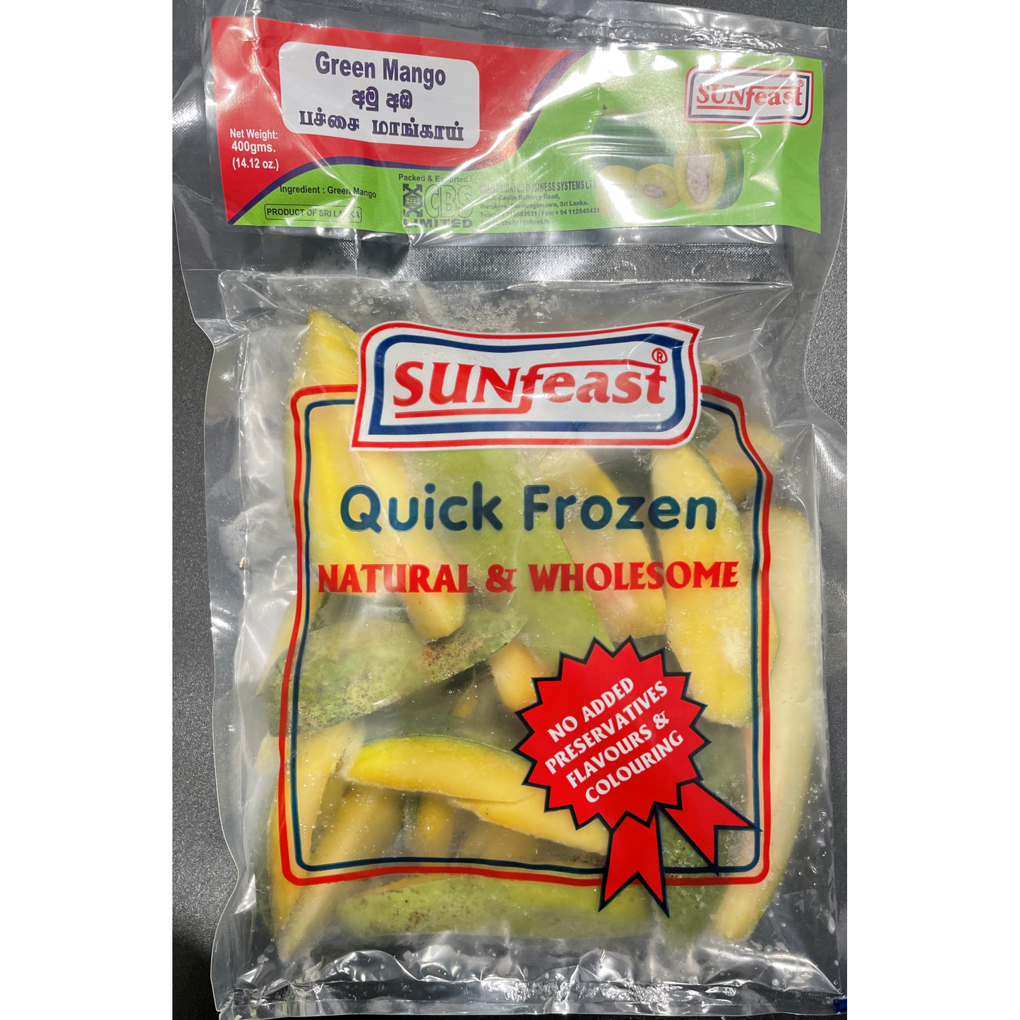 Sunfeast Green Mango Slices 400g x12 - Vinays Food - Sunfeast