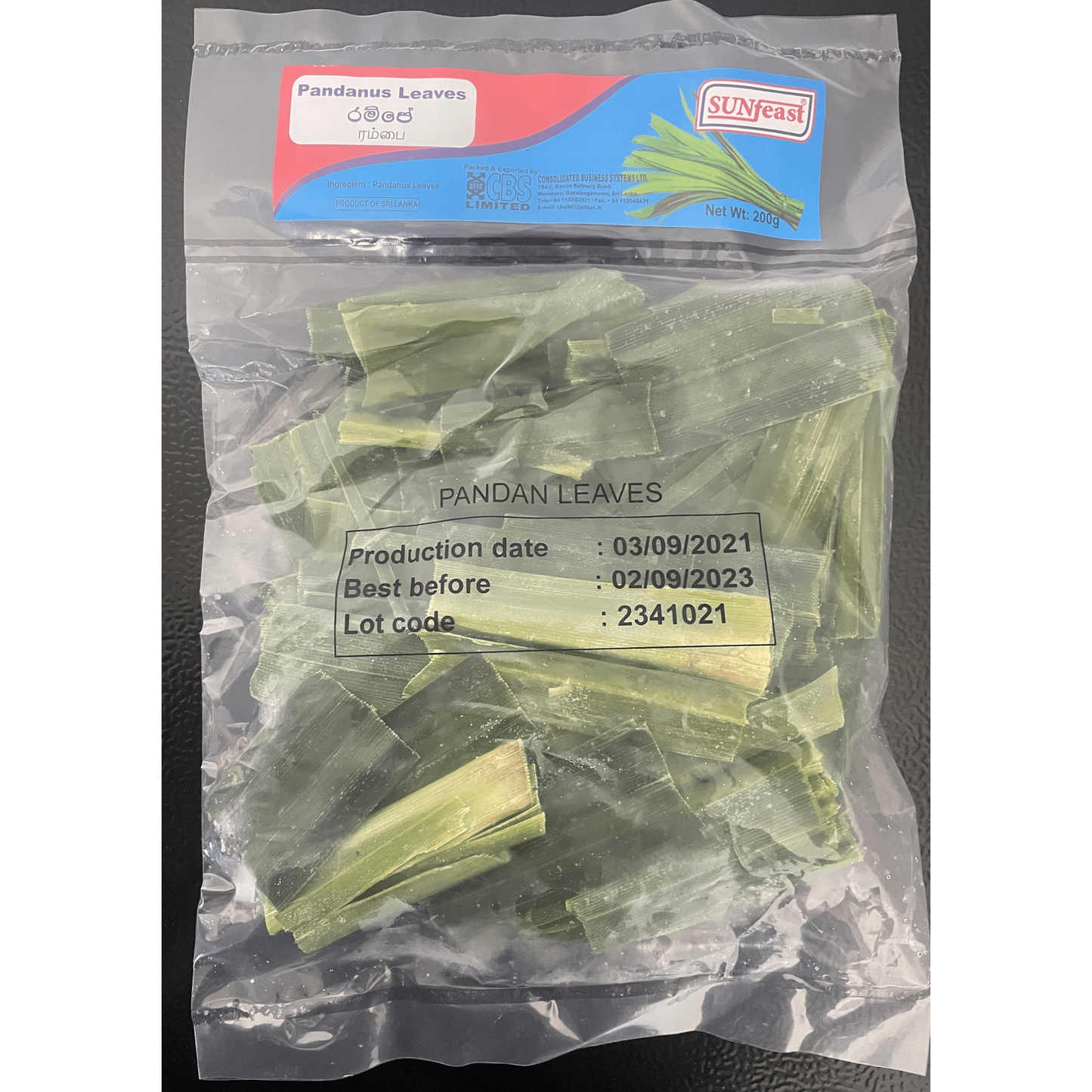 Sunfeast Rampe (Pandan Leaves) 200g x12 - Vinays Food - Sunfeast