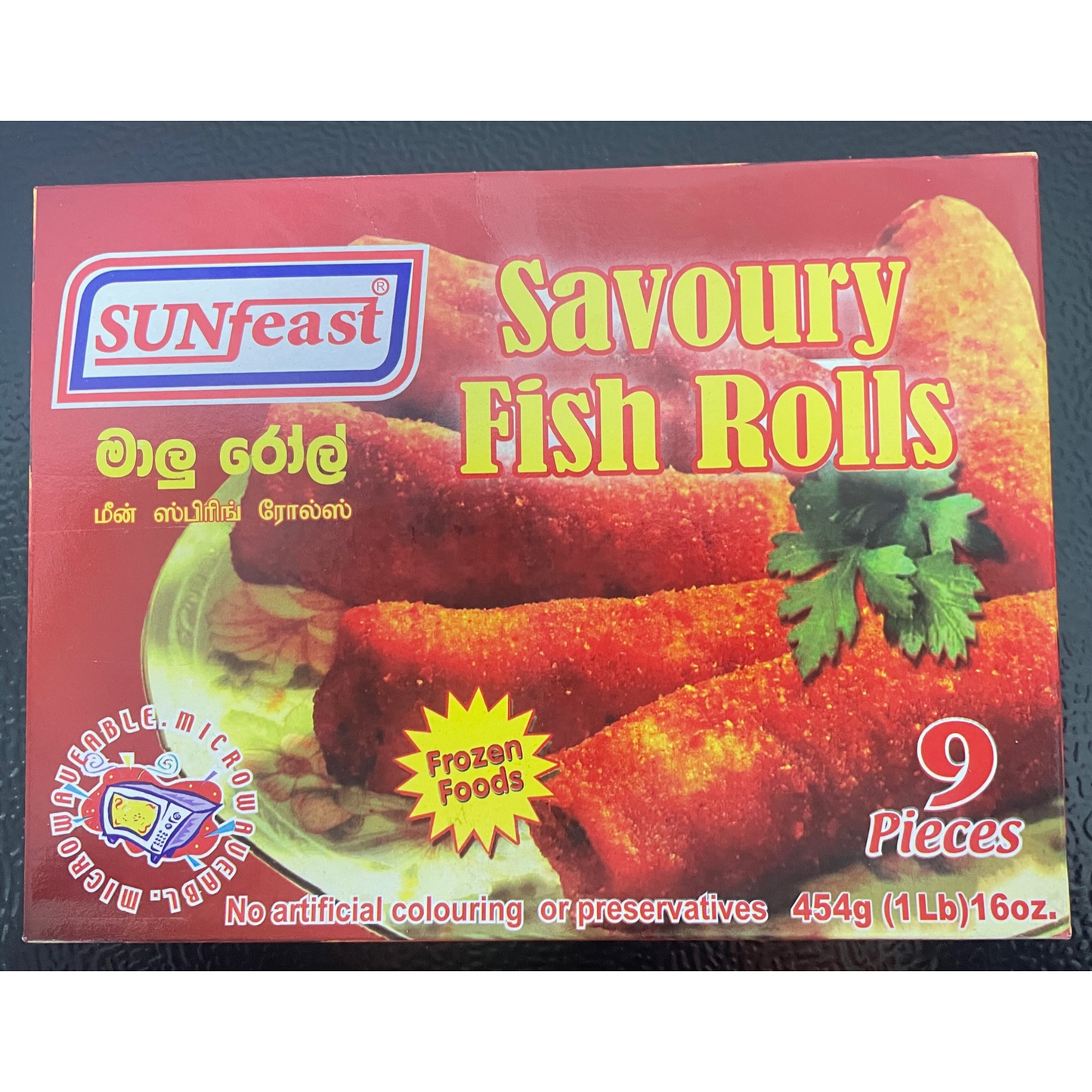 Sunfeast Savoury Rolls - Fish 454g x12 - Vinays Food - Sunfeast