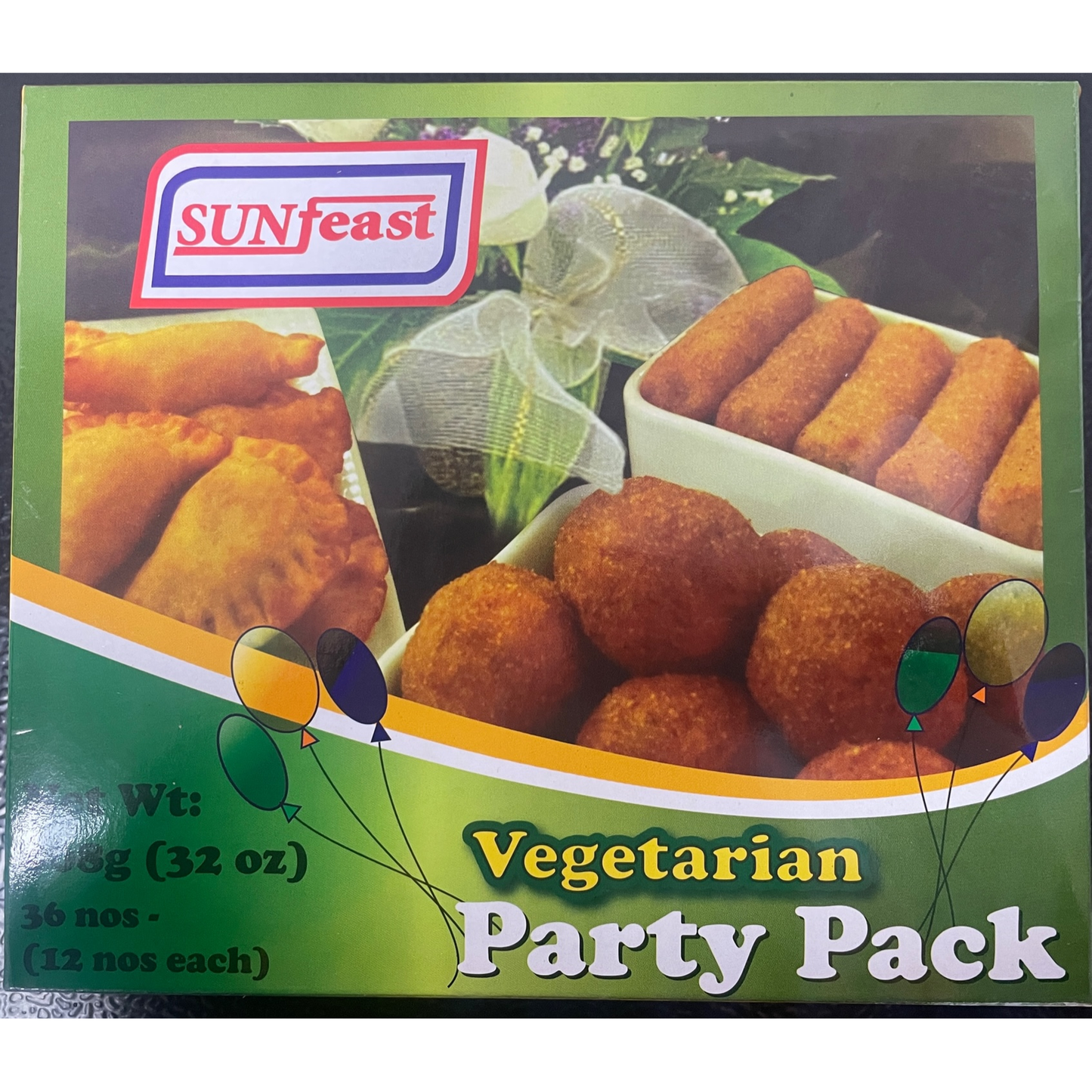 Sunfeast Vegetable Party Pack 36pcs 908g x12 - Vinays Food - Sunfeast