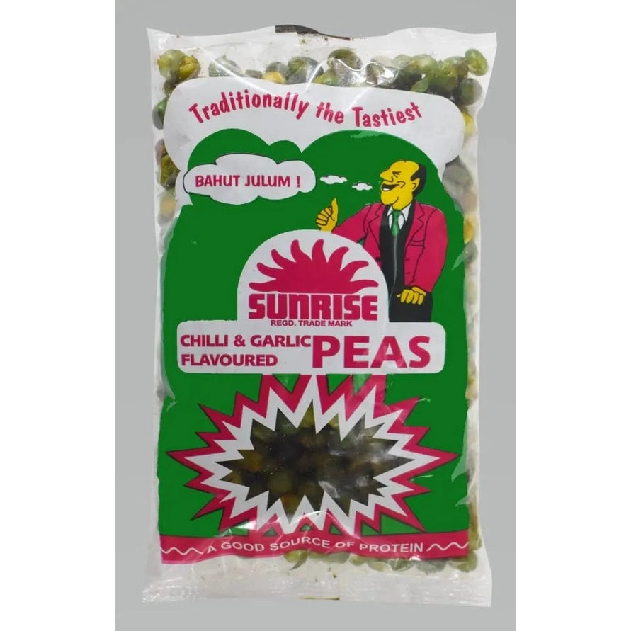 Sunrise Peas Chilli & Garlic 100g x 72 - Vinays Food - Sunrise