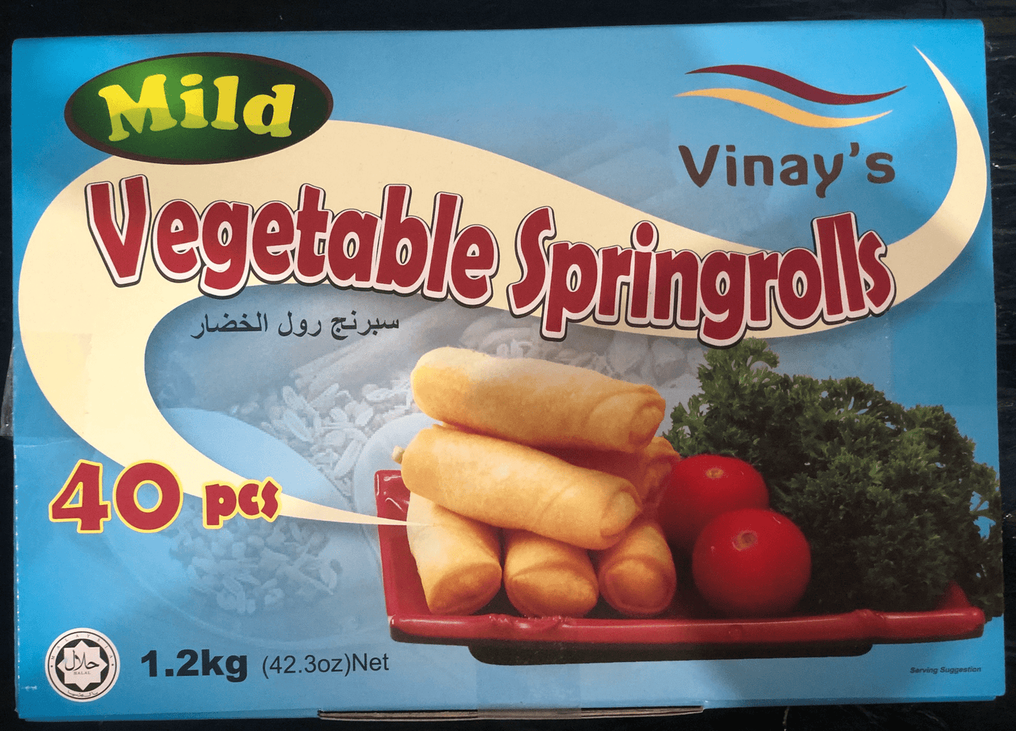 Vinay's Vegetable Springroll 40pcs x 6 pkts - Vinays Food - Vinay's
