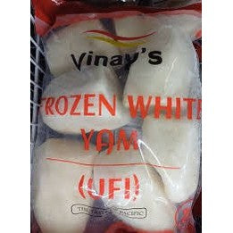 Vinay's frozen white yam 2kg bag with Pacific branding
