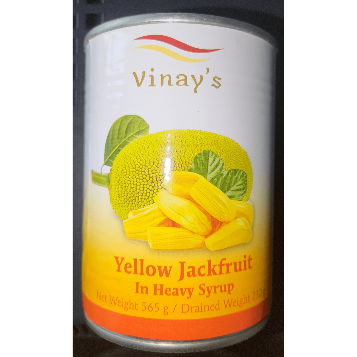Vinay's Yellow Jackfruit in heavy syrup canned fruit with tropical flavor and tender texture
