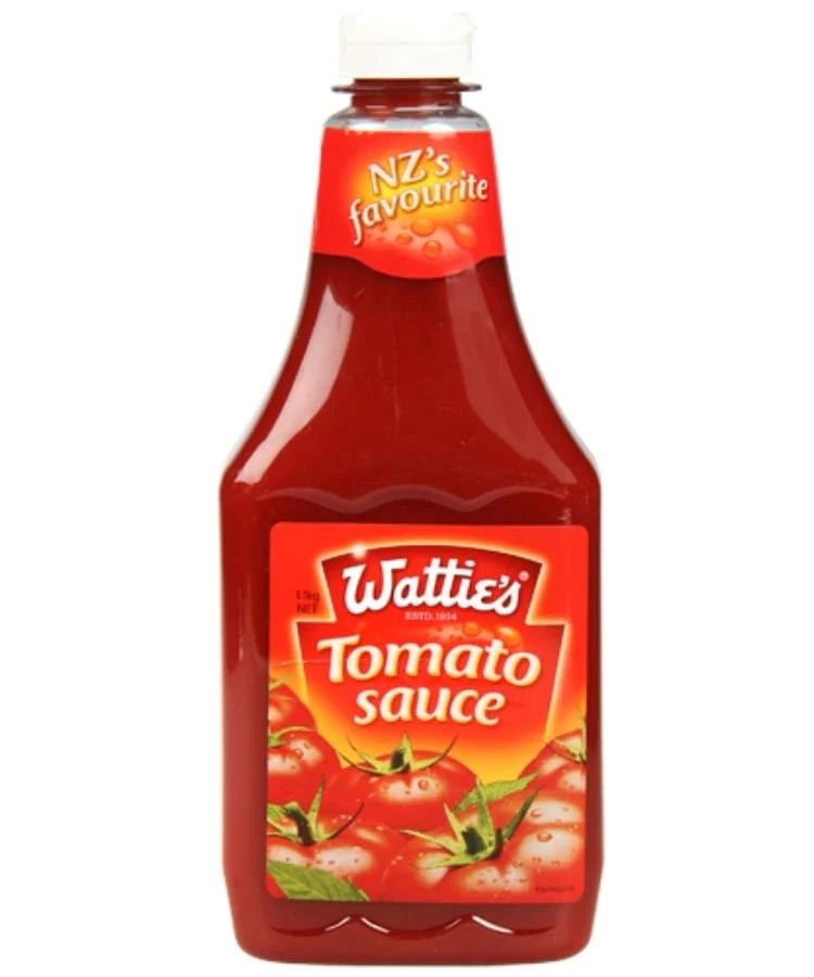 Watties Tomato Sauce Bottle 1L x8 - Vinays Food - Watties