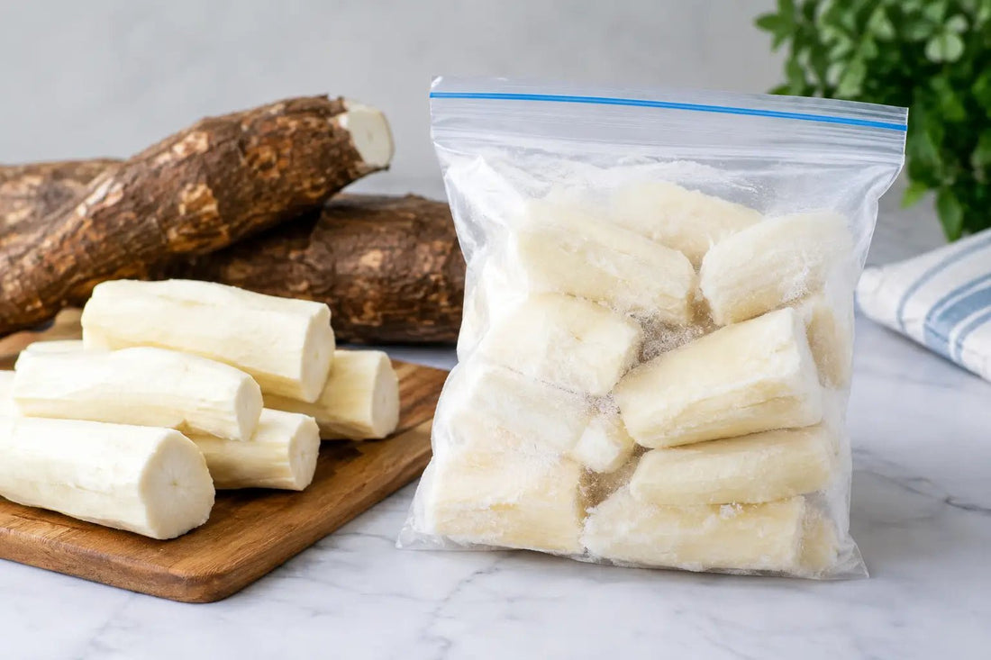 How to Store Frozen Cassava Without Freezer Burn - Vinays Food