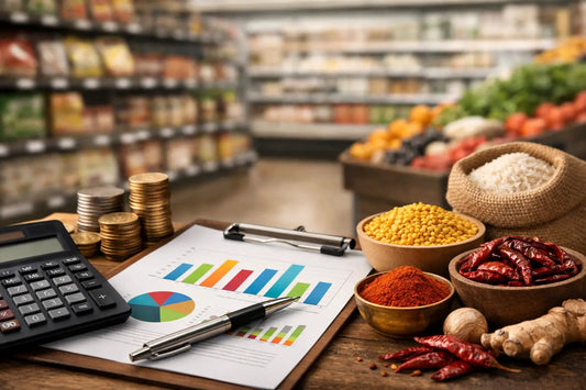 Indian Grocer Stock Turnover Example Explained - Vinays Food