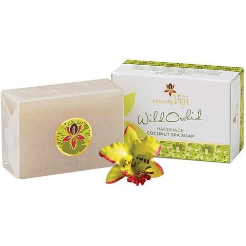 Naturally Fiji Coconut Spa Soap Wild Orchid 100g x 1 (Single Unit) - Vinays Food - Naturally Fiji