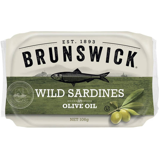 Brunswick Sardines in Olive Oil 106g x18