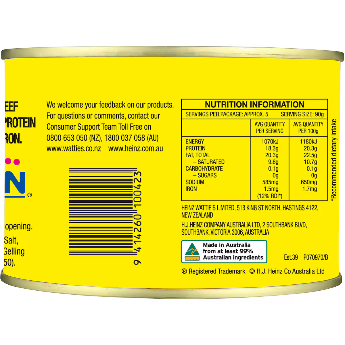 Pacific Corned Beef 453g x 24