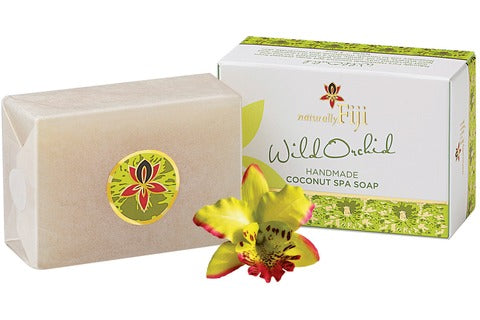 Naturally Fiji Coconut Spa Soap Wild Orchid 100g x 1 (Single Unit)