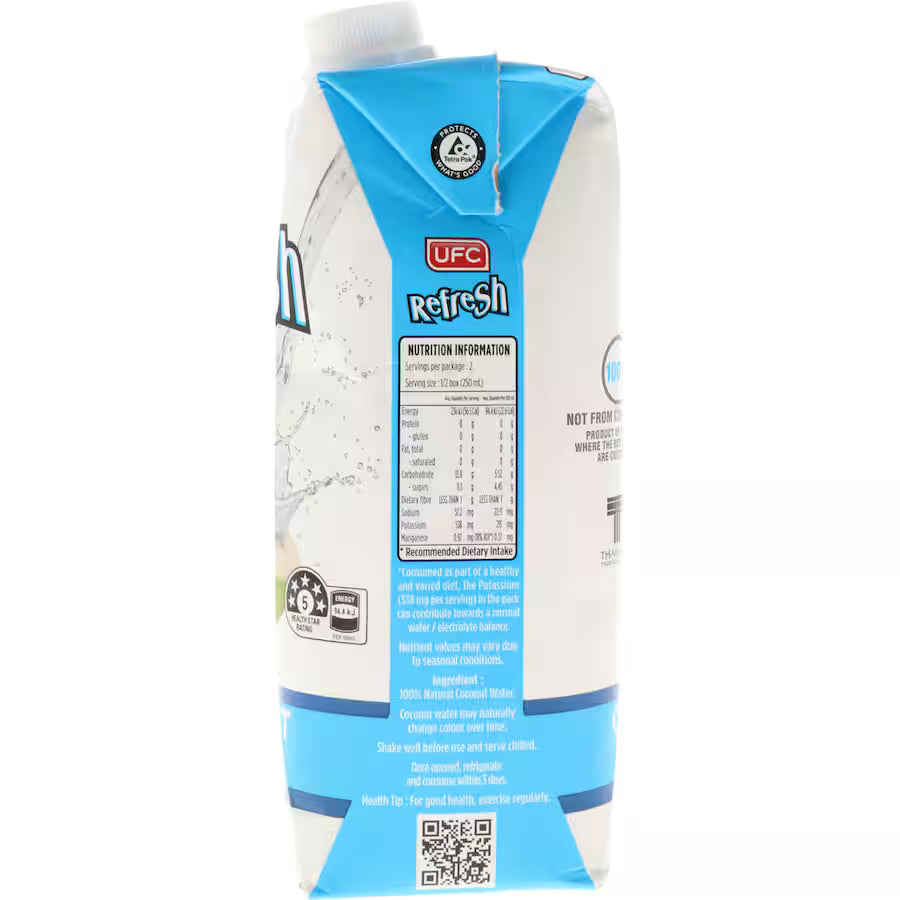 UFC Refresh 100% Coconut Water 500ml x12