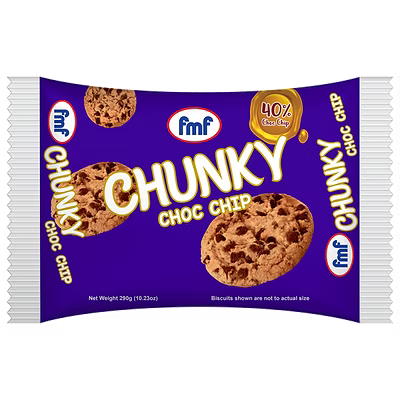 FMF Chunky Choc Chip Cookies 200g x20