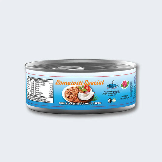 Lomaiviti SP Albacore Flakes in Coconut Cream Tuna 170gx48