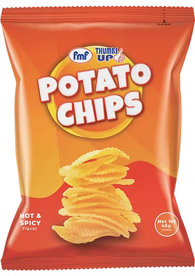 FMF Potato Chips Hot & Spicy 150g x12