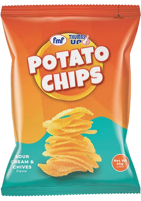 FMF Potato Chips Sour Cream 150g x12