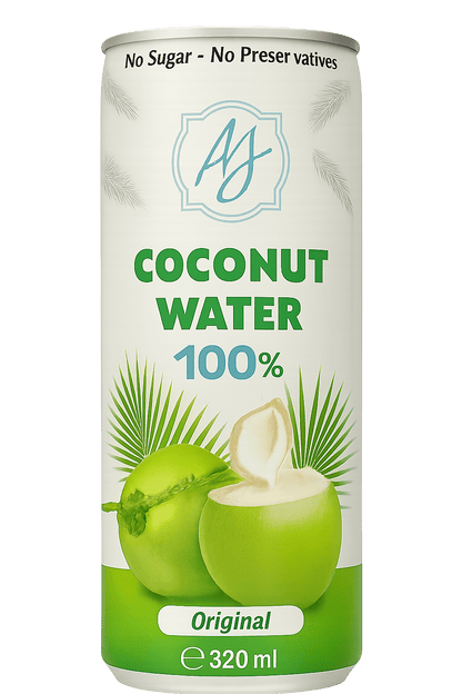 AJ Coconut Water 320ml X 24 - Vinays Food - AJ Fresh Foods Pty Ltd