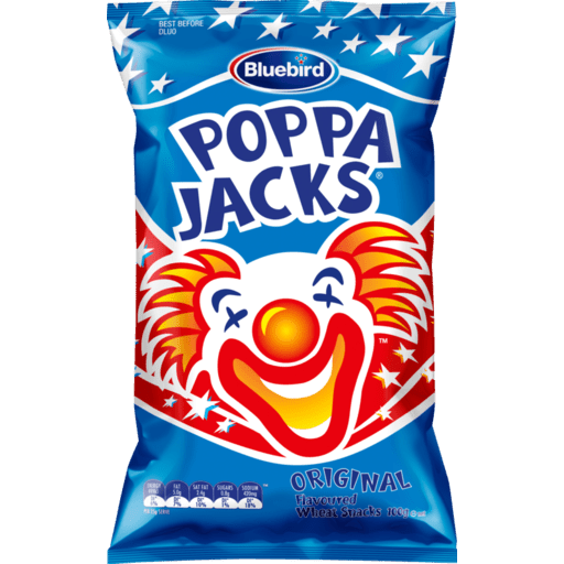 Bluebird Poppa Jack Corn Chips 100g x18 - Vinays Food - Bluebird