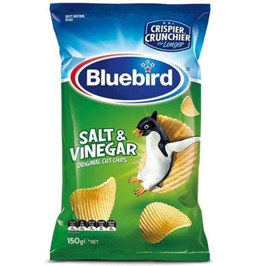 Bluebird Salt & Vinegar 150g x12 - Vinays Food - Bluebird